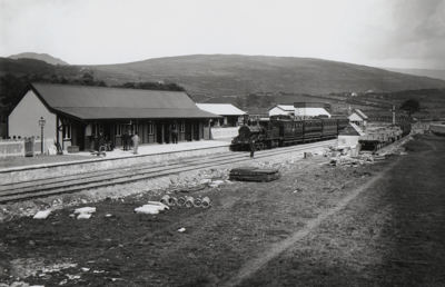 Railway Station Black and White