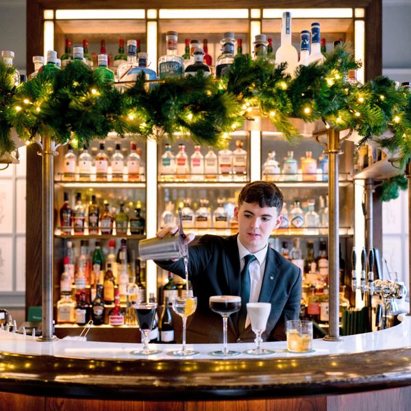 Christmas dining bar in Ireland